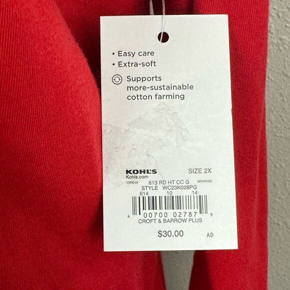 NWT Croft & Barrow Women’s Christmas Too - Picture 3 of 6